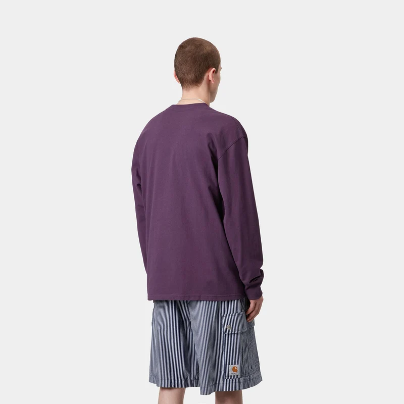 Carhartt WIP Herren American Script Langarm-T-Shirt | Huckleberry