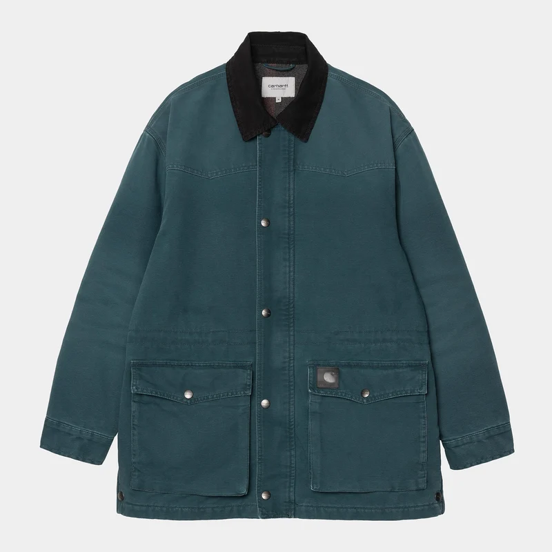 Carhartt WIP Herren OG Santa Fe Manteljacke – Deep Lagoon