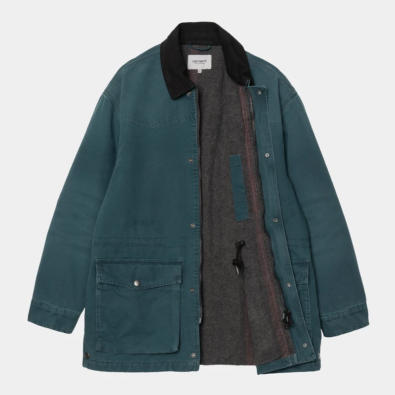 Carhartt WIP Herren OG Santa Fe Manteljacke – Deep Lagoon