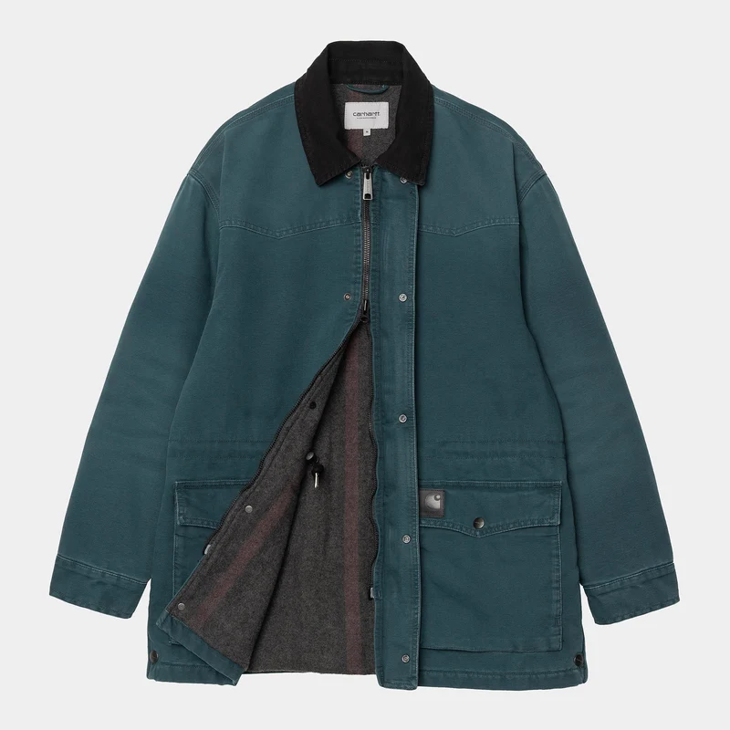 Carhartt WIP Herren OG Santa Fe Manteljacke – Deep Lagoon