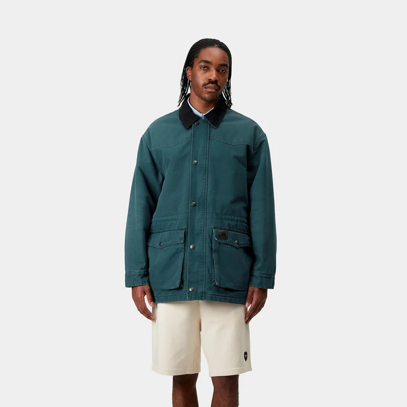 Carhartt WIP Herren OG Santa Fe Manteljacke – Deep Lagoon