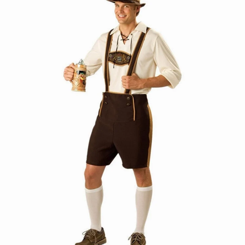 Lena | Oktoberfest Trachten-Kostüm Set Lederhose Herren Dirndl Damen