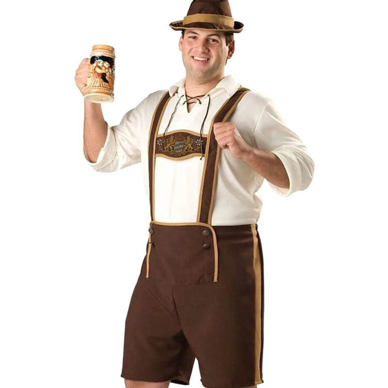 Lena | Oktoberfest Trachten-Kostüm Set Lederhose Herren Dirndl Damen