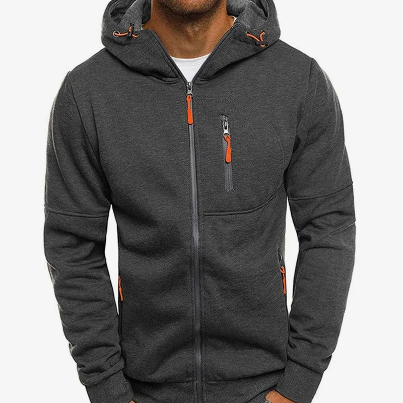 Fabian | Lässiger Herren-Hoodie mit Reißverschluss und Kapuze