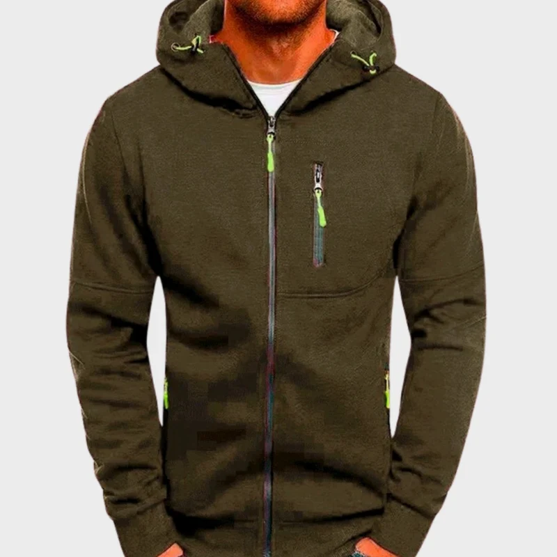 Fabian | Lässiger Herren-Hoodie mit Reißverschluss und Kapuze