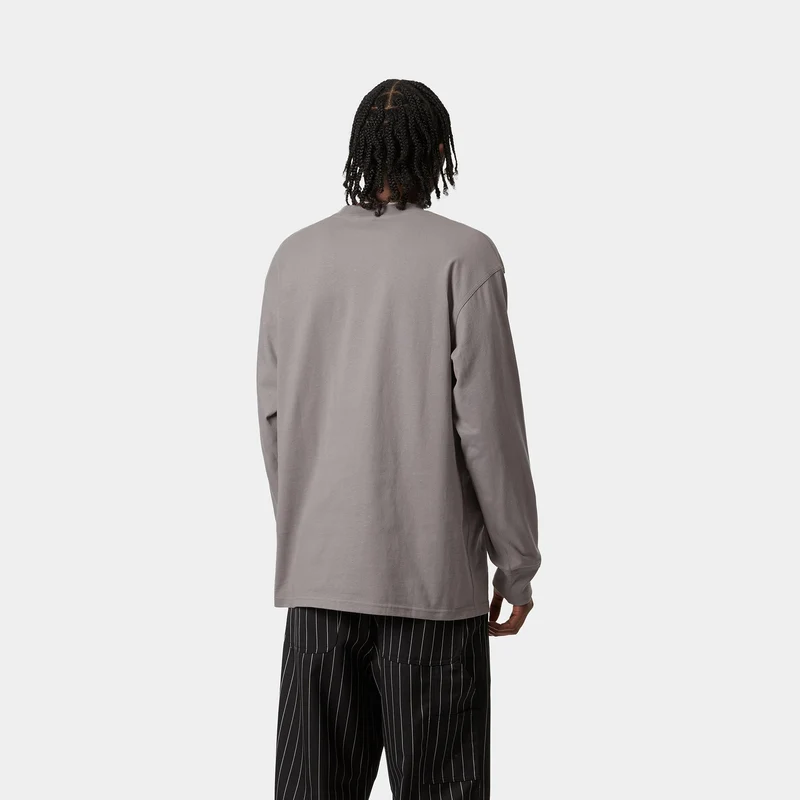 Carhartt WIP Herren American Script Langarm-T-Shirt | Yosemite