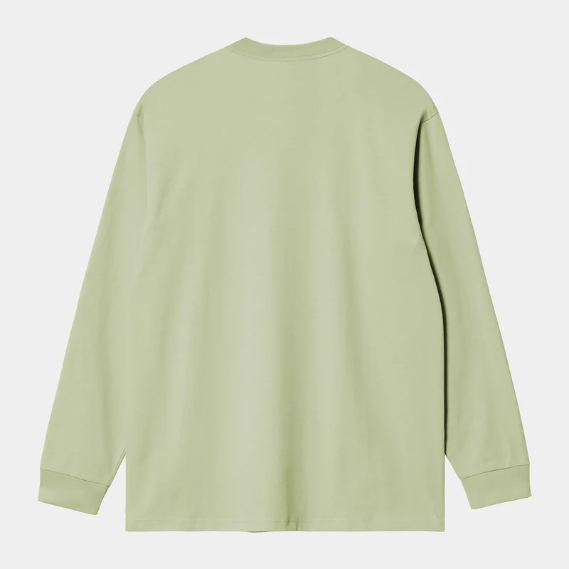 Carhartt WIP Herren American Script Langarm-T-Shirt | Helloliv