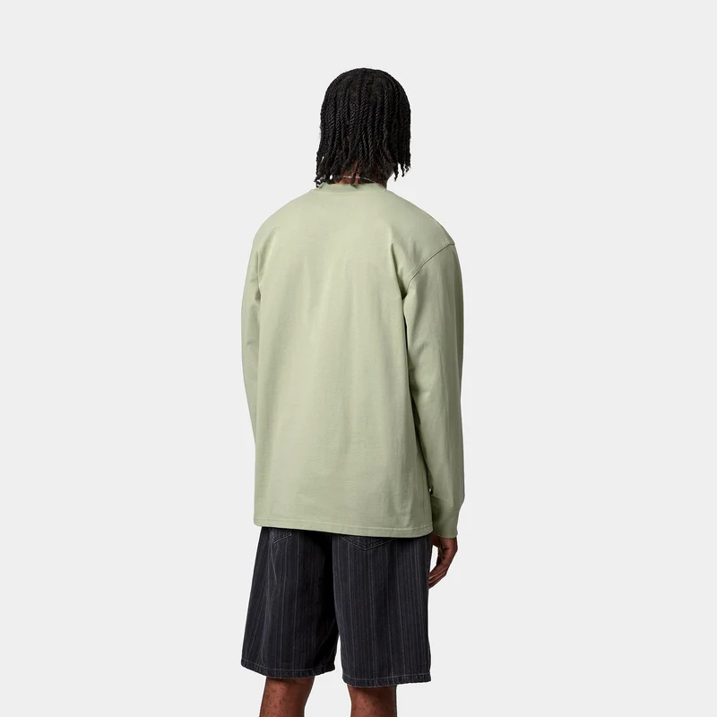 Carhartt WIP Herren American Script Langarm-T-Shirt | Helloliv