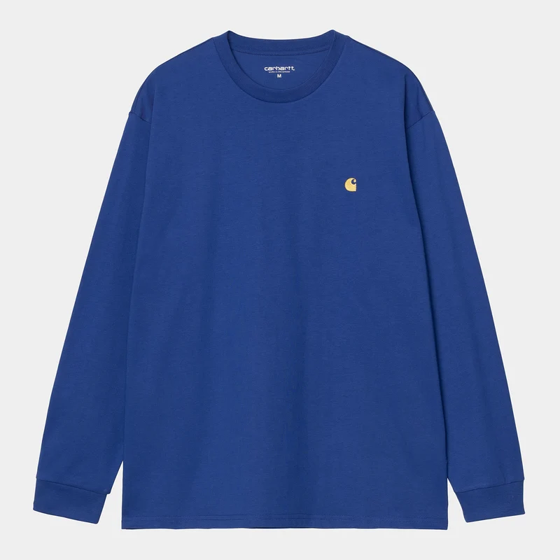 Carhartt WIP Herren Chase Langarm T-Shirt | Wolfsbane