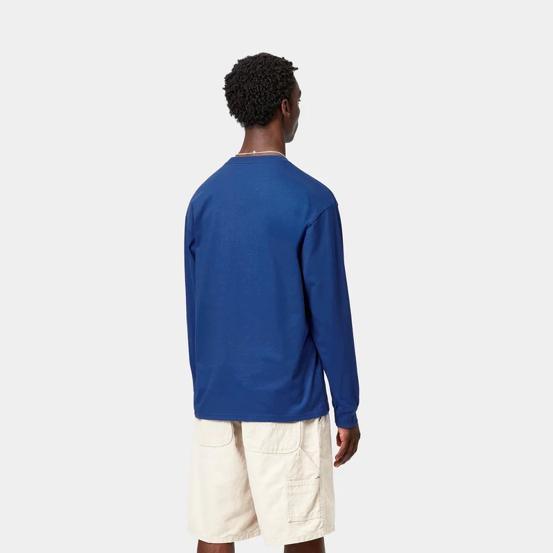 Carhartt WIP Herren Chase Langarm T-Shirt | Wolfsbane