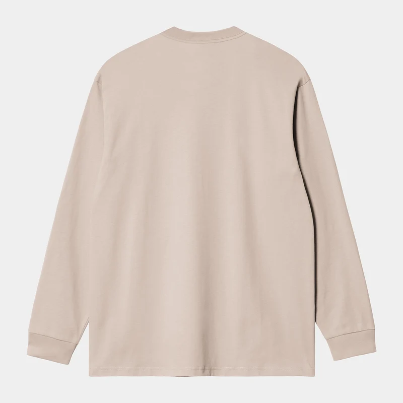 Carhartt WIP Herren Chase Langarm-T-Shirt | Staubiges Beige