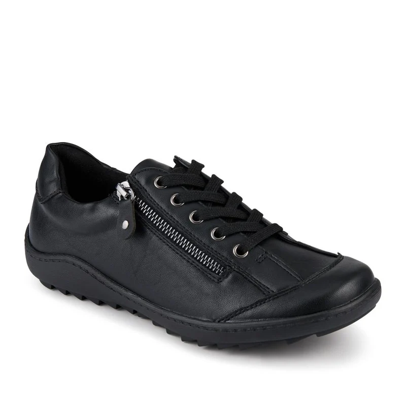 Lace-Up Trainers - WBINS38061 / 324 264 - Black-Black