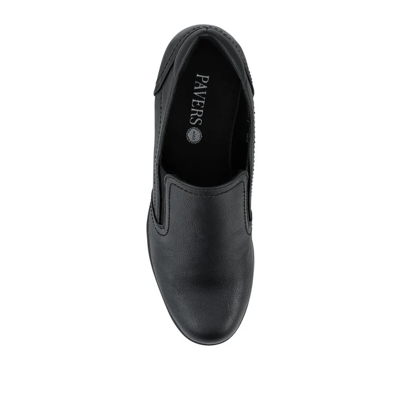 Wide Fit Cone Heel Shoes - WBINS42010 / 327 915 - Black