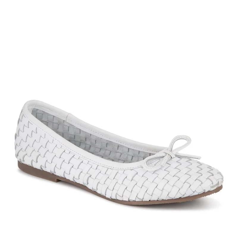Lightweight Leather Pumps - BELSK41009 / 327 463 - White