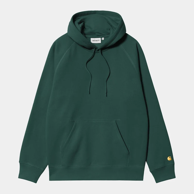 Carhartt WIP Herren Chase Hoodie | Dunkle Tanne