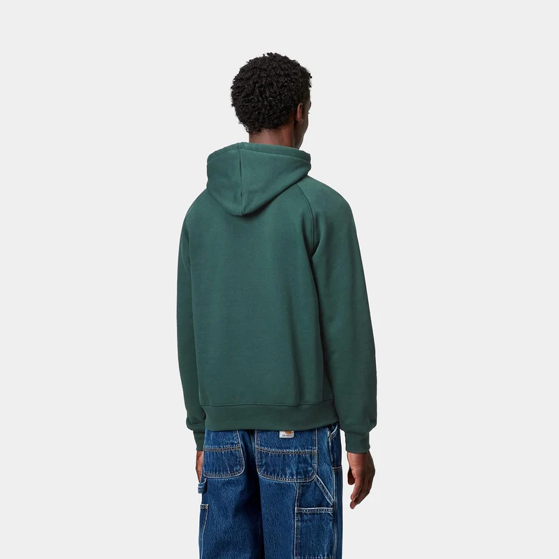 Carhartt WIP Herren Chase Hoodie | Dunkle Tanne