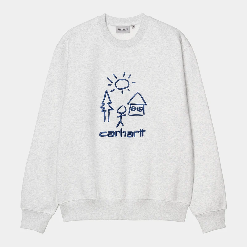Carhartt WIP Herren Masterpiece Sweatshirt | Ash Heather