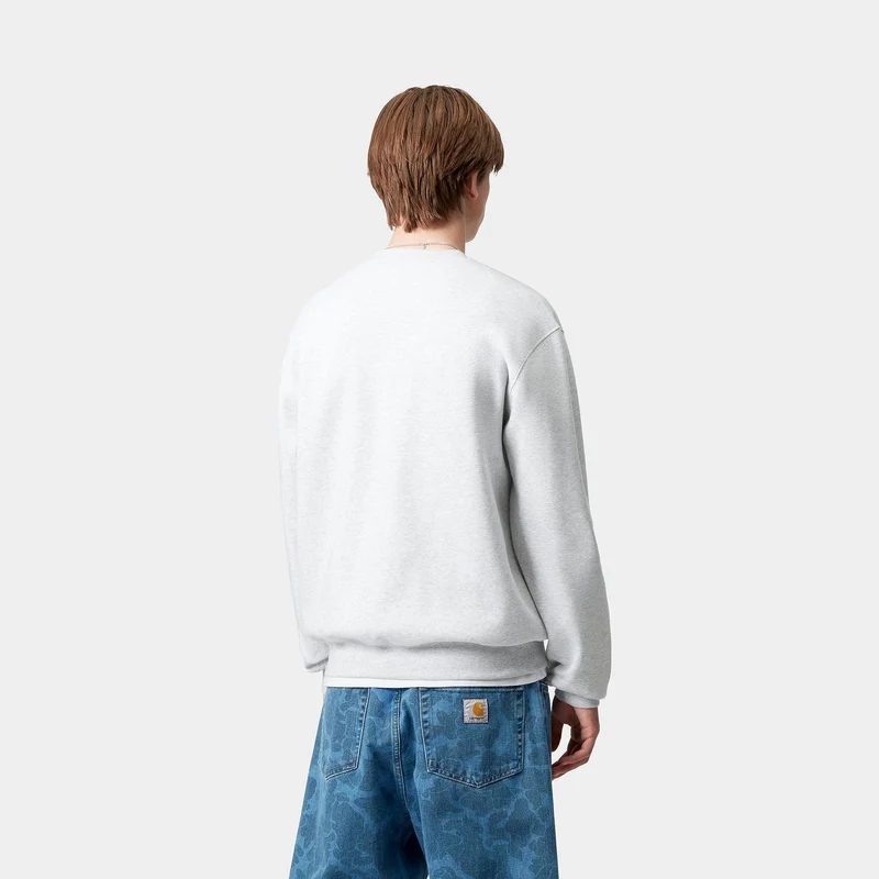 Carhartt WIP Herren Masterpiece Sweatshirt | Ash Heather