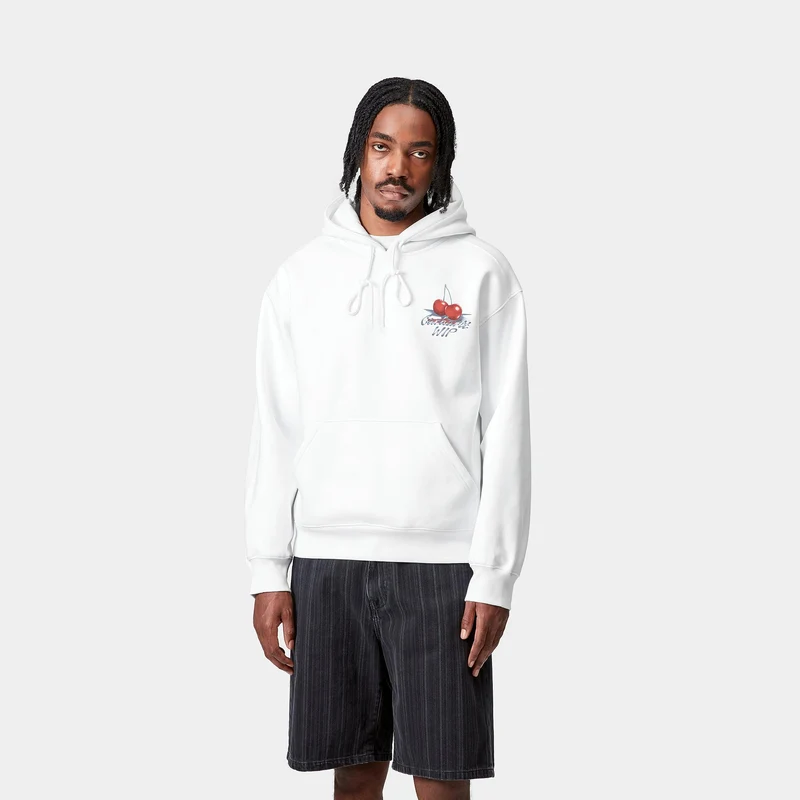 Carhartt WIP Herren Jake Garcia Hoodie | Weiß
