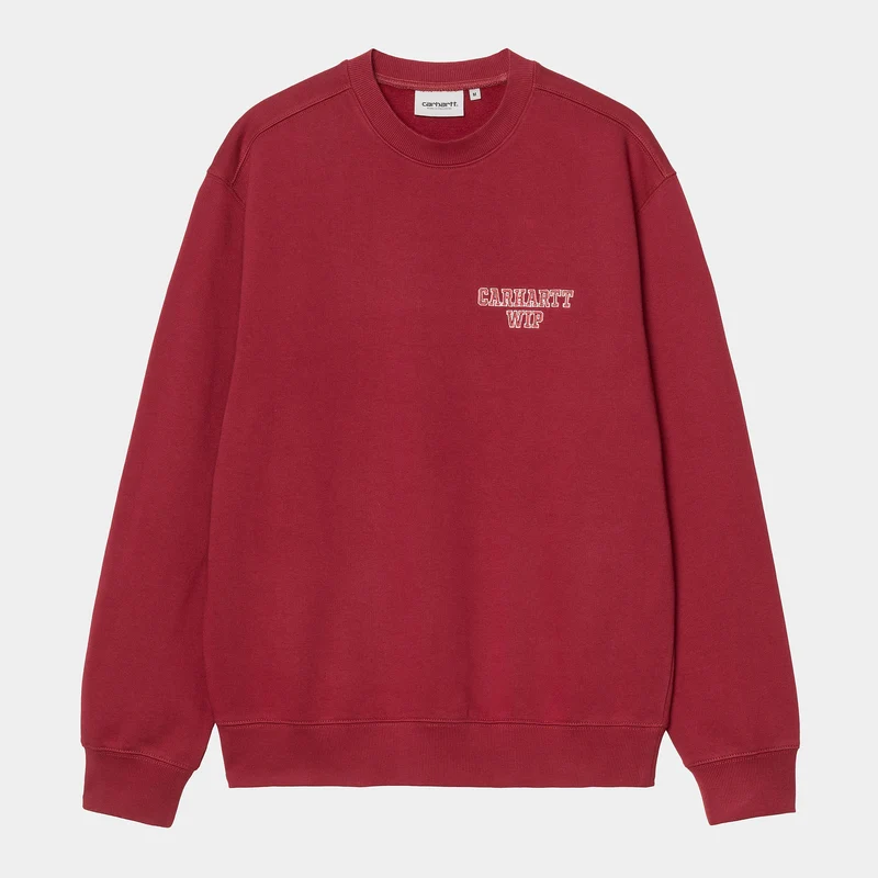 Carhartt WIP Herren Alumni Sweatshirt | Scharlachrot
