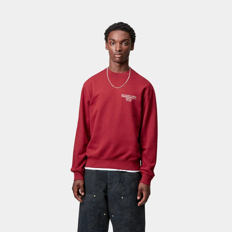 Carhartt WIP Herren Alumni Sweatshirt | Scharlachrot