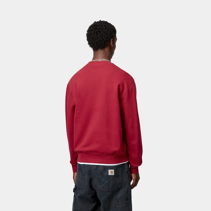 Carhartt WIP Herren Alumni Sweatshirt | Scharlachrot