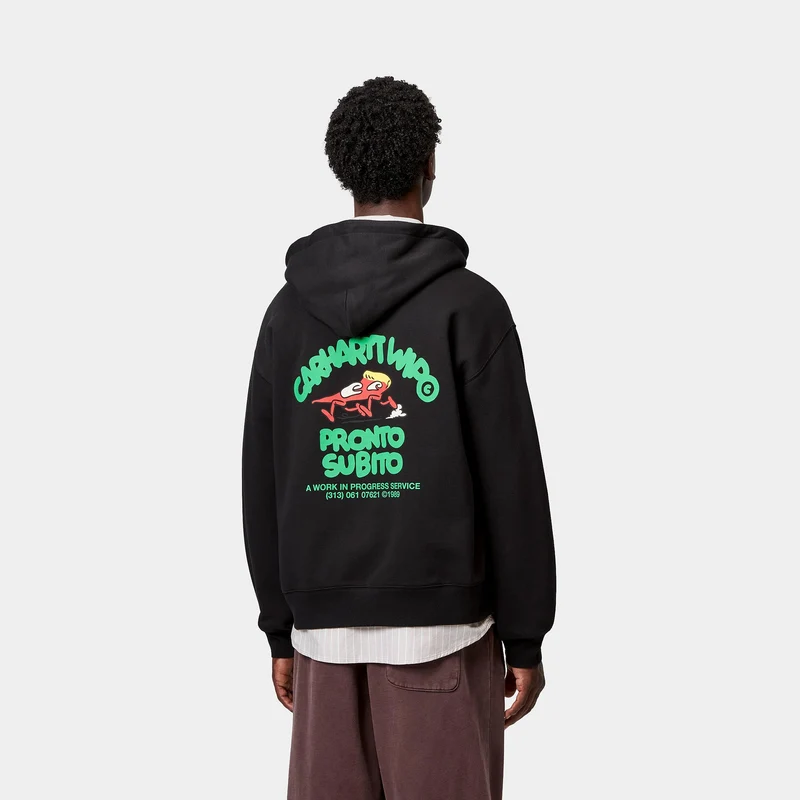 Carhartt WIP Herren Pronto Hoodie | Schwarz