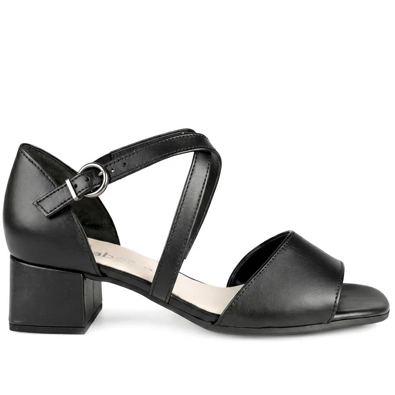 Gabor Wide Fit Buckle Fasten Smart Sandals - GABC43501 / 330 400 - Black