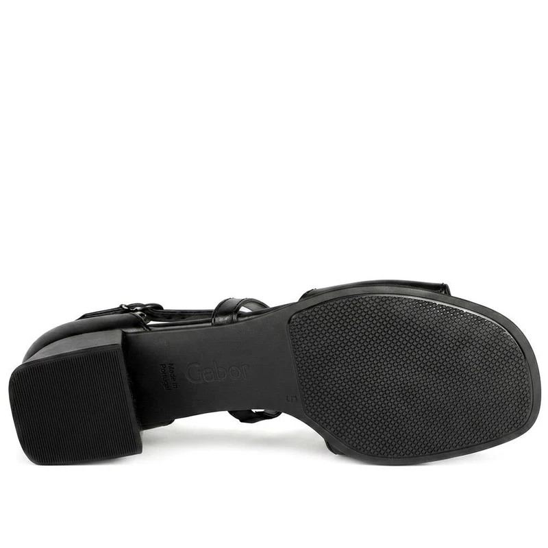 Gabor Wide Fit Buckle Fasten Smart Sandals - GABC43501 / 330 400 - Black