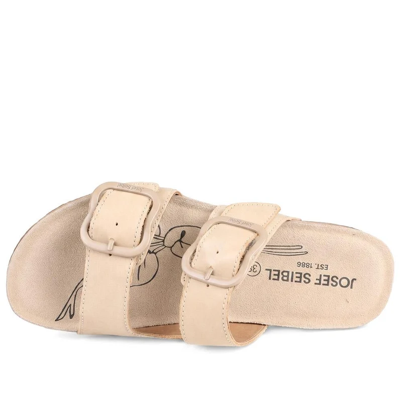 Josef Seibel Tonga 64 Leather Sandals - JOSCL43003 / 330 432 - Beige