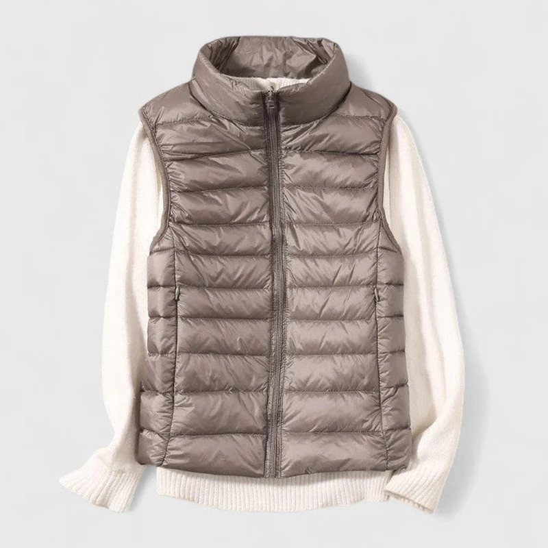 Luisa | Damen Steppweste leichte ärmellose Puffer Vest Women Übergangsjacke