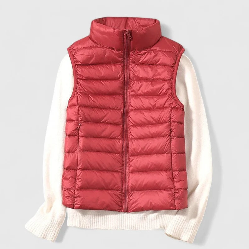 Luisa | Damen Steppweste leichte ärmellose Puffer Vest Women Übergangsjacke