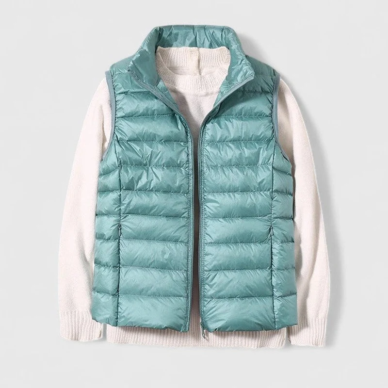 Luisa | Damen Steppweste leichte ärmellose Puffer Vest Women Übergangsjacke