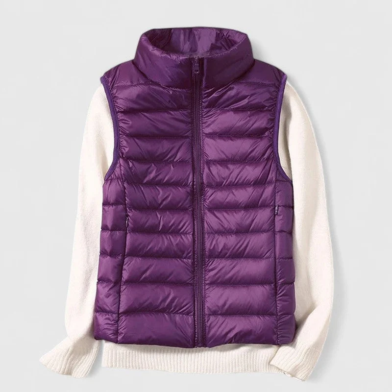 Luisa | Damen Steppweste leichte ärmellose Puffer Vest Women Übergangsjacke
