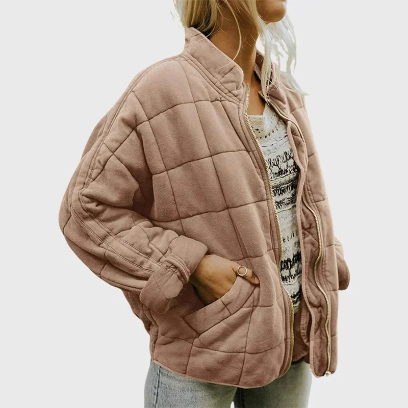 Luisa | Damen Steppjacke gesteppt mit Reißverschluss Regular Fit Übergangsjacke