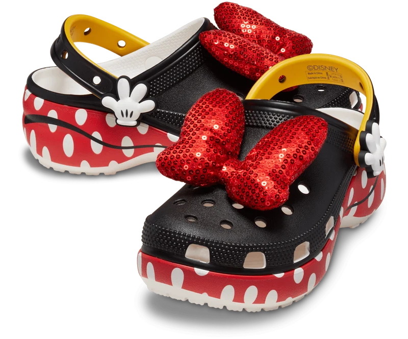 CROCS Unisex Disney Minnie Plateau-Clog
