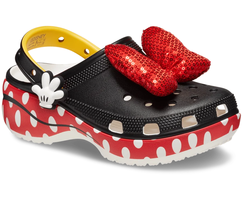 CROCS Unisex Disney Minnie Plateau-Clog