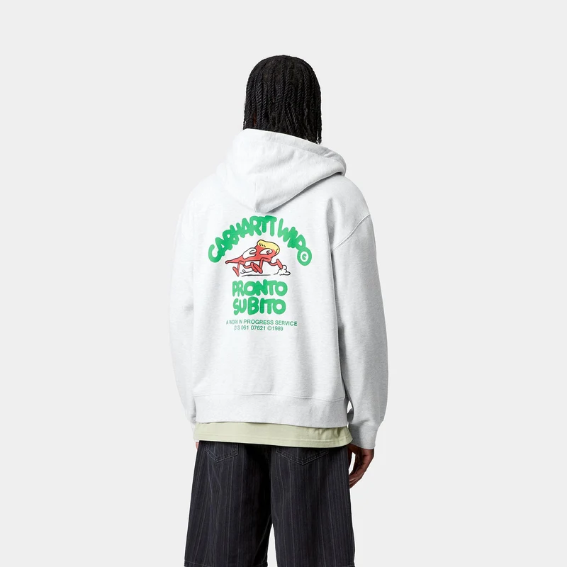 Carhartt WIP Herren Pronto Hoodie | Ash Heather