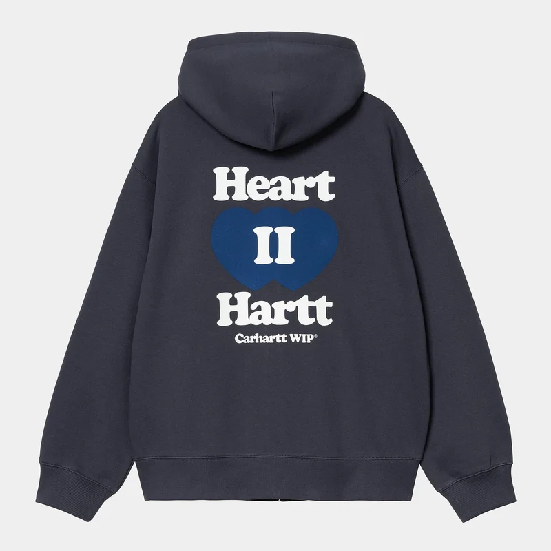Carhartt WIP Herren Heart II Hartt Sweat Hoodie | Blau