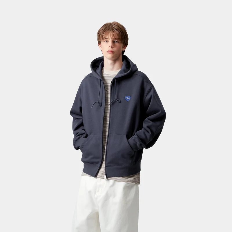 Carhartt WIP Herren Heart II Hartt Sweat Hoodie | Blau