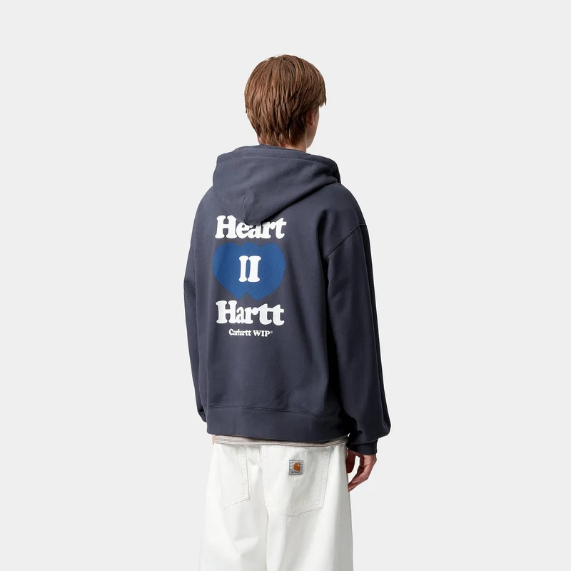 Carhartt WIP Herren Heart II Hartt Sweat Hoodie | Blau