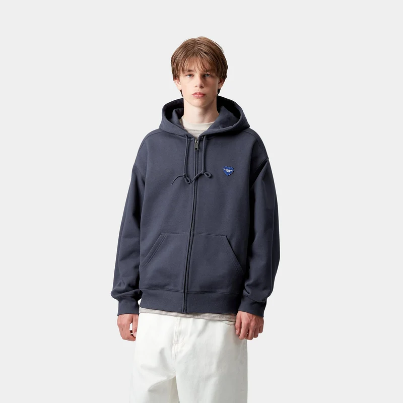 Carhartt WIP Herren Heart II Hartt Sweat Hoodie | Blau