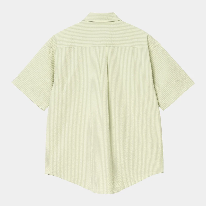 Carhartt WIP Herren Toland Streifenhemd | Blasses Olivgrün
