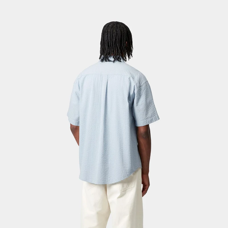 Carhartt WIP Herren Toland Streifenhemd | Blauer Nebel