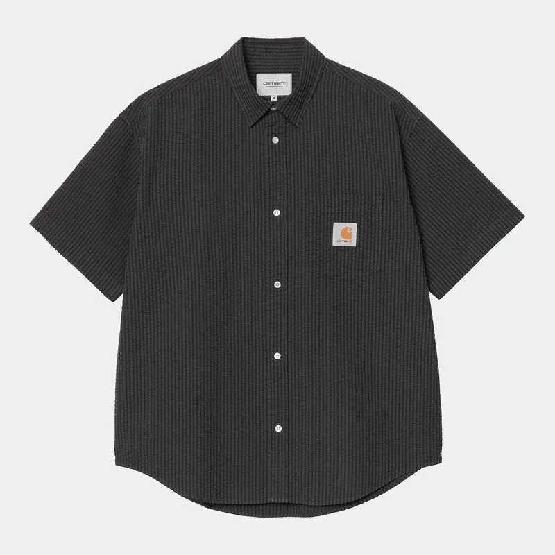 Carhartt WIP Herren Toland Streifenhemd | Schwarz