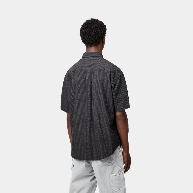 Carhartt WIP Herren Toland Streifenhemd | Schwarz