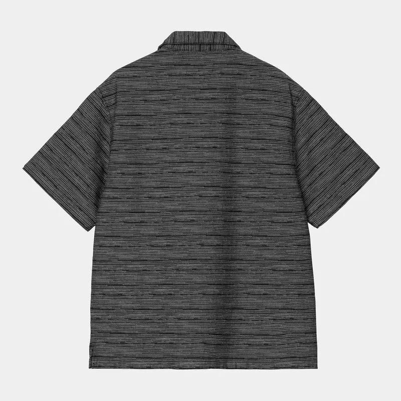 Carhartt WIP Herren Gellar Streifenhemd | Schwarz