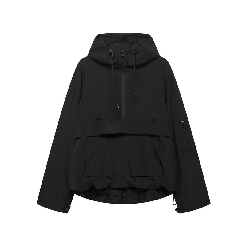 Lena | Damen Stepp-Übergangsjacke mit Kapuze Windabweisend Anorak