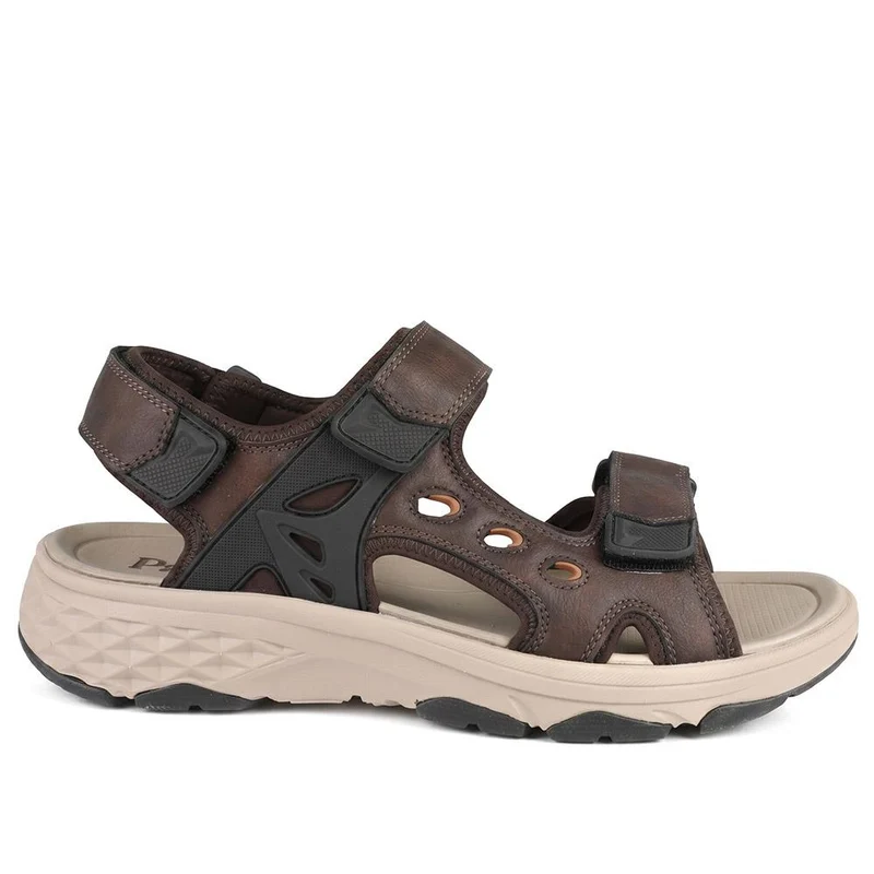 Cushioning Adjustable Fasten Sandals - XIAM43002 / 329 281 - Dark Brown