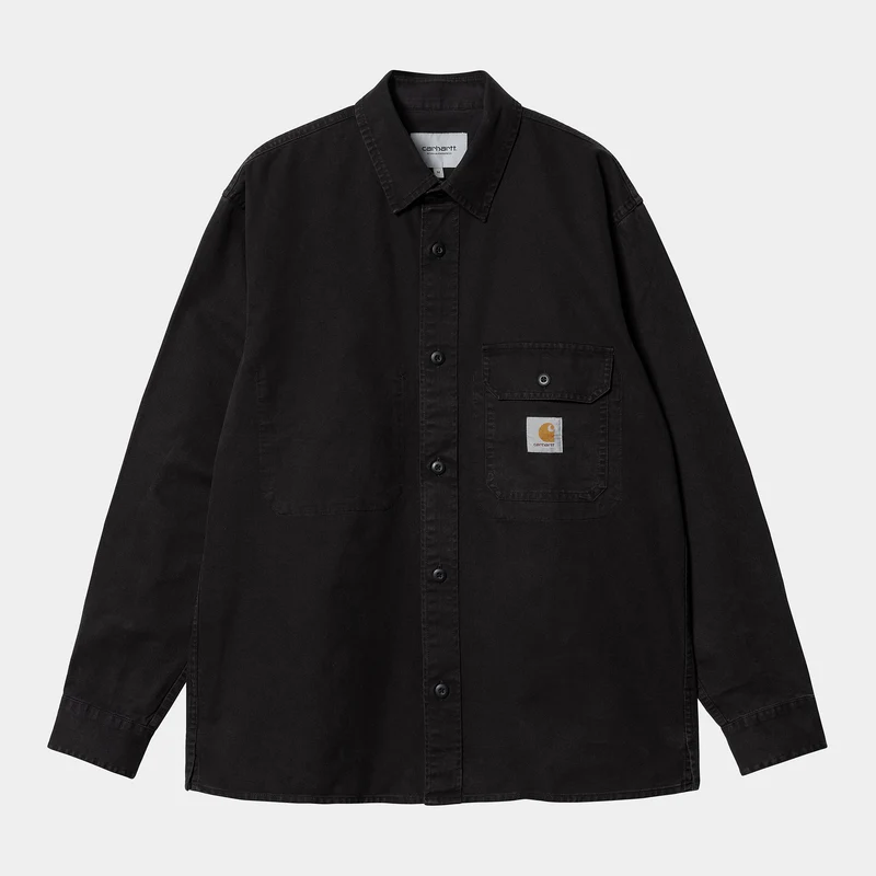 Carhartt WIP Herren Reno Hemdjacke | Schwarz